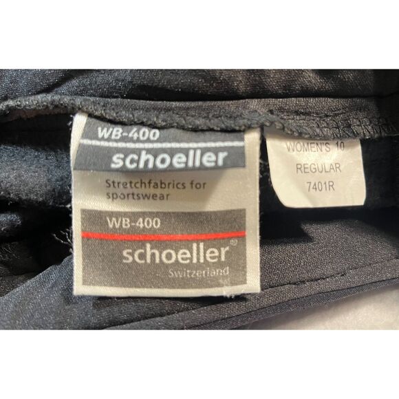 Schoeller Women's Ski Snowboard Outdoor Pant Stretch Poly Black 10 WB-400 EUC - Picture 6 of 7